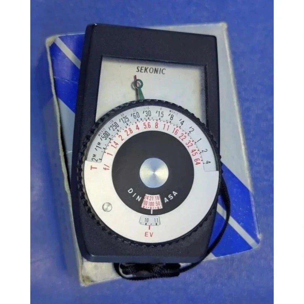 Vintage Sekonic Auto-Lumi L-158 Selenium Camera Light Exposure Meter Japan
